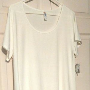 LuLaRoe Classic T 2XL - Ivory/Cream